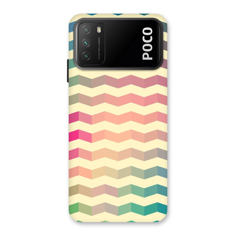Seamless ZigZag Design Back Case for Poco M3