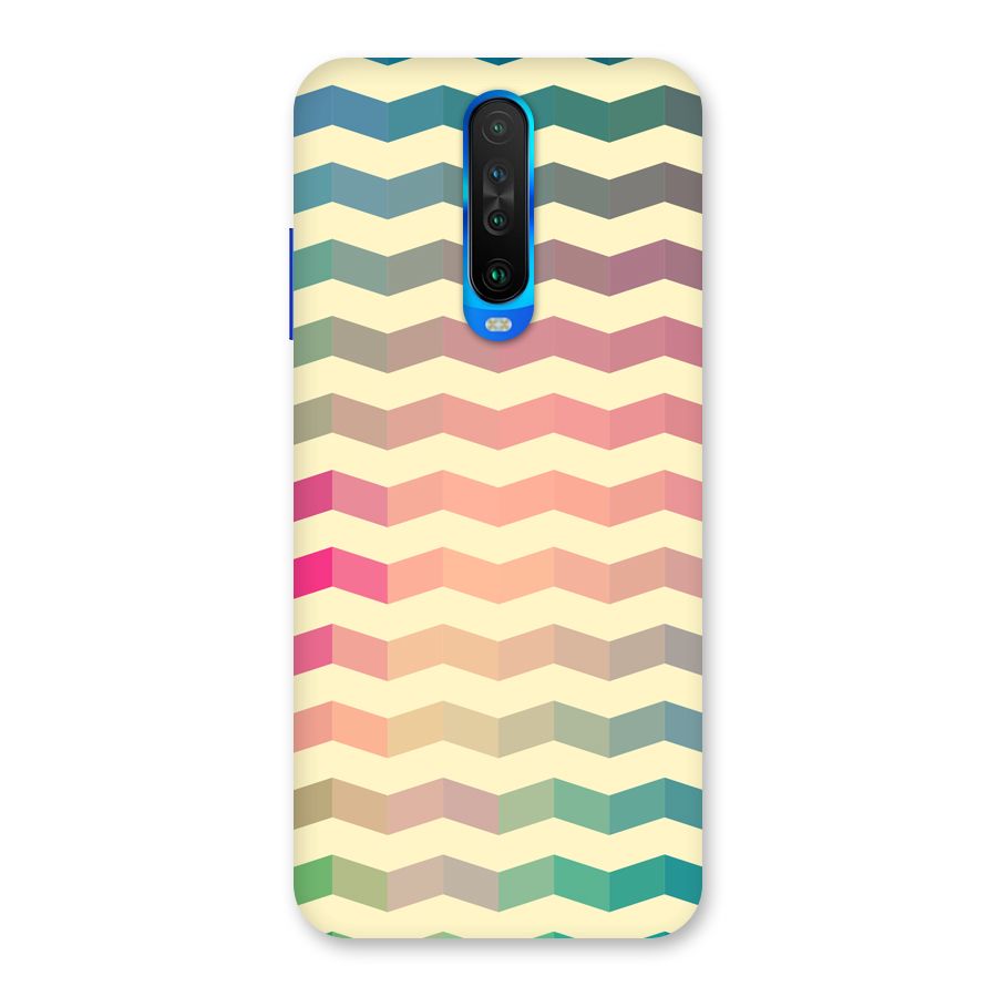 Seamless ZigZag Design Back Case for Poco X2