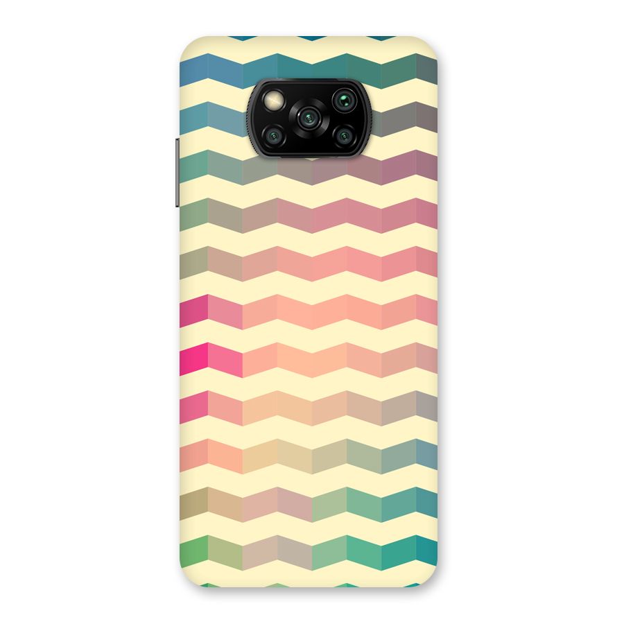 Seamless ZigZag Design Back Case for Poco X3