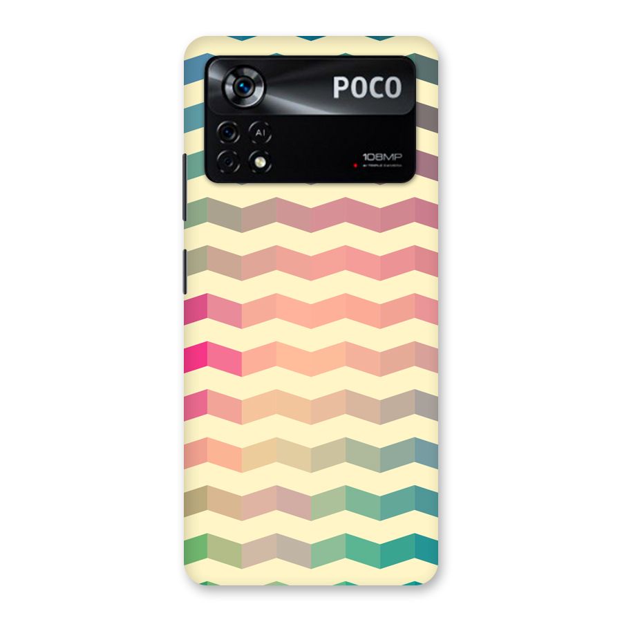 Seamless ZigZag Design Back Case for Poco X4 Pro 5G