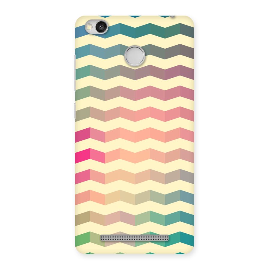 Seamless ZigZag Design Back Case for Redmi 3S Prime
