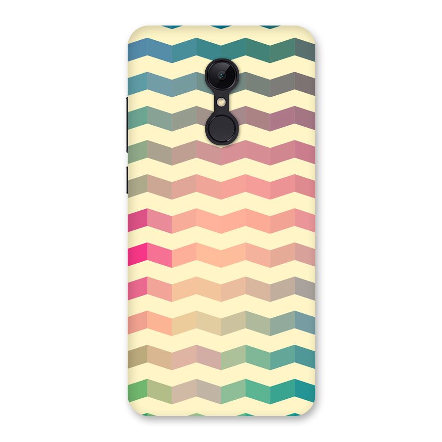 Seamless ZigZag Design Back Case for Redmi 5