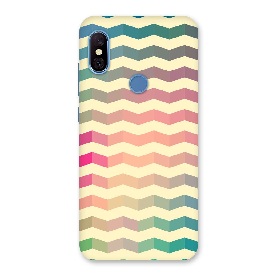 Seamless ZigZag Design Back Case for Redmi Note 6 Pro