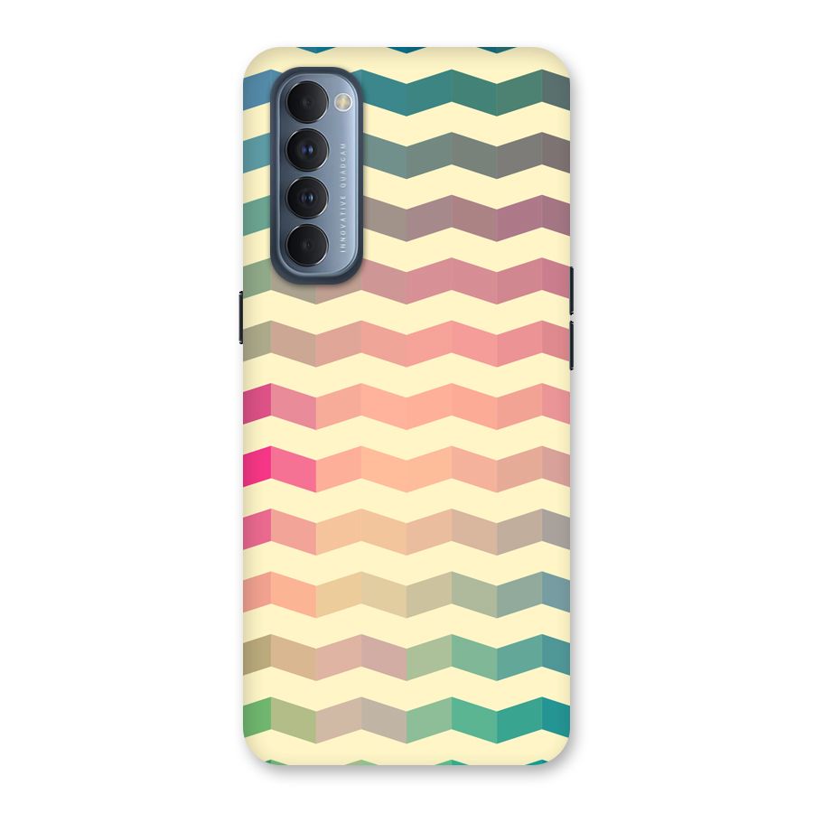 Seamless ZigZag Design Back Case for Reno4 Pro