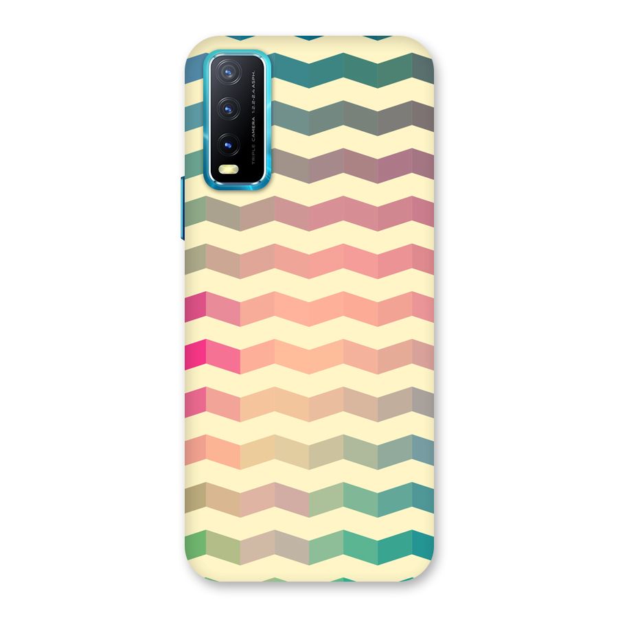 Seamless ZigZag Design Back Case for Vivo Y20A