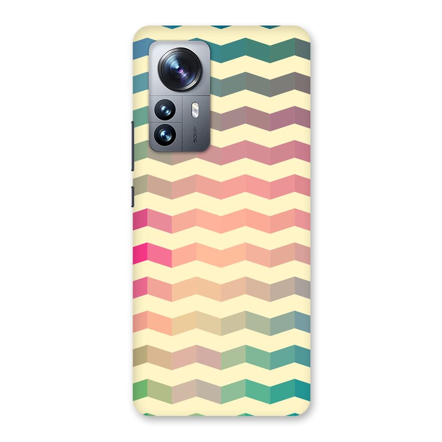 Seamless ZigZag Design Back Case for Xiaomi 12 Pro