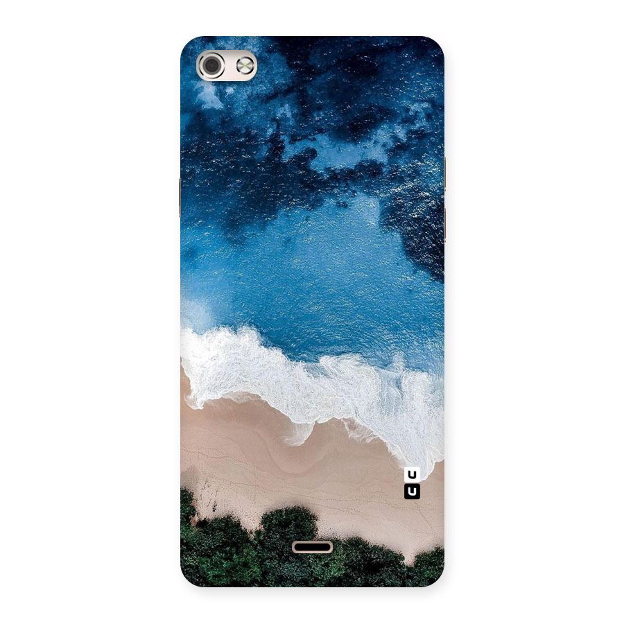 Seaside Back Case for Micromax Canvas Silver 5