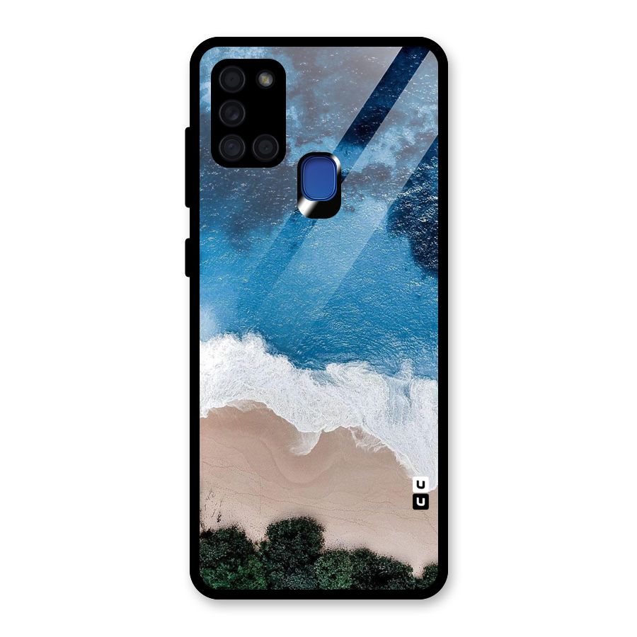 Seaside Glass Back Case for Galaxy A21s