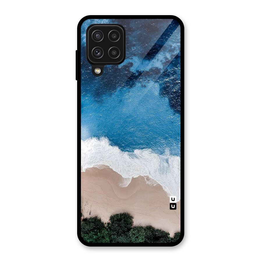 Seaside Glass Back Case for Galaxy A22 4G