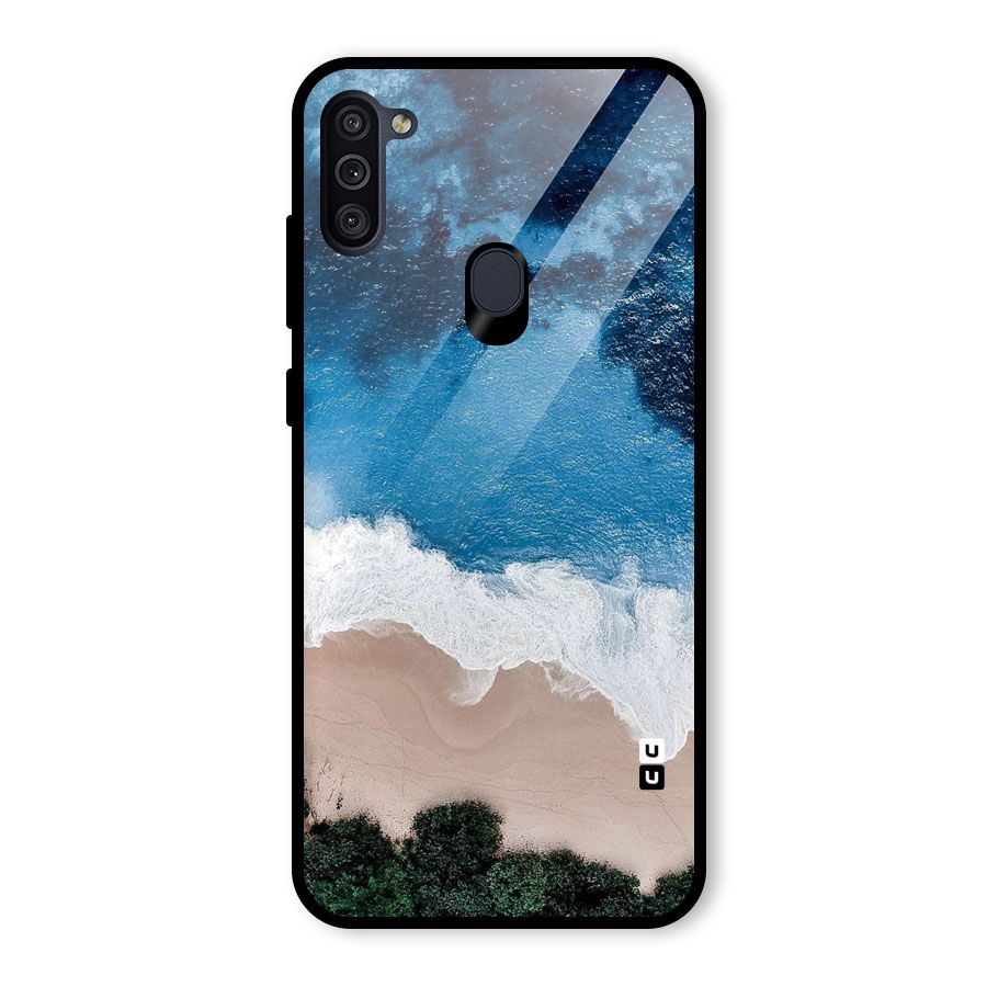 Seaside Glass Back Case for Galaxy M11