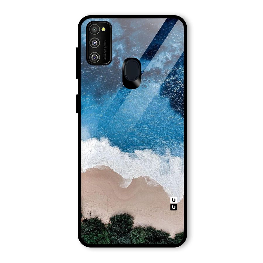 Seaside Glass Back Case for Galaxy M21