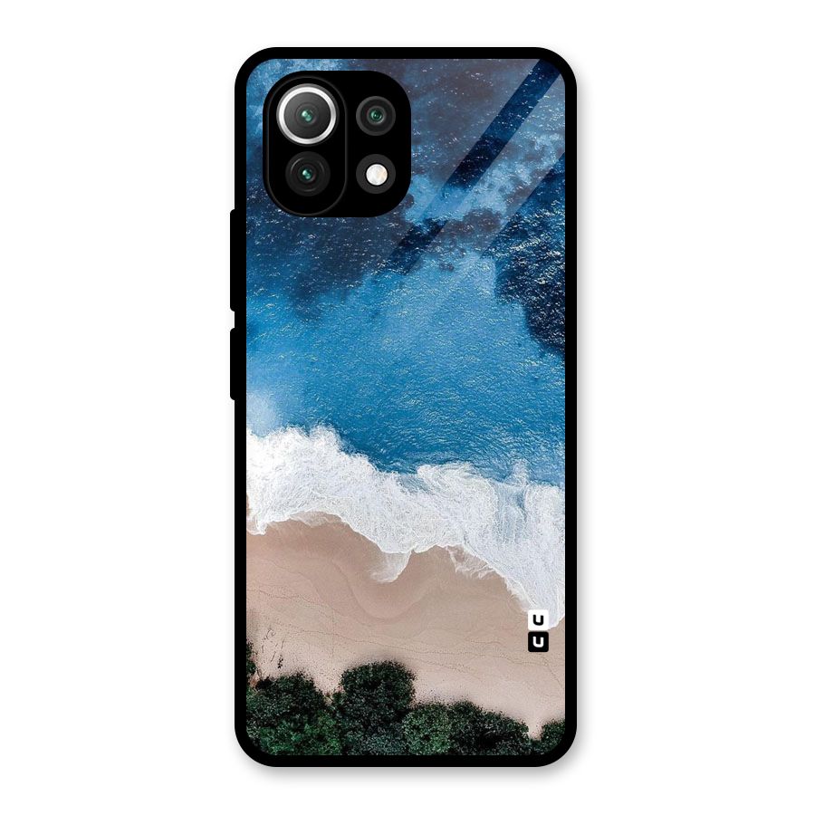 Seaside Glass Back Case for Mi 11 Lite