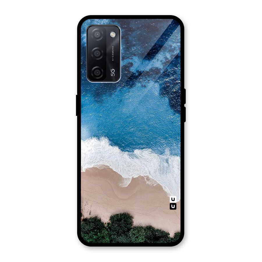 Seaside Glass Back Case for Oppo A53s 5G