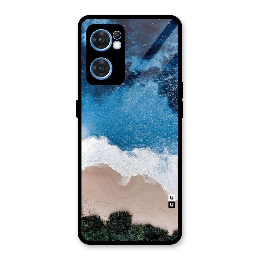 Seaside Glass Back Case for Oppo Reno7 5G
