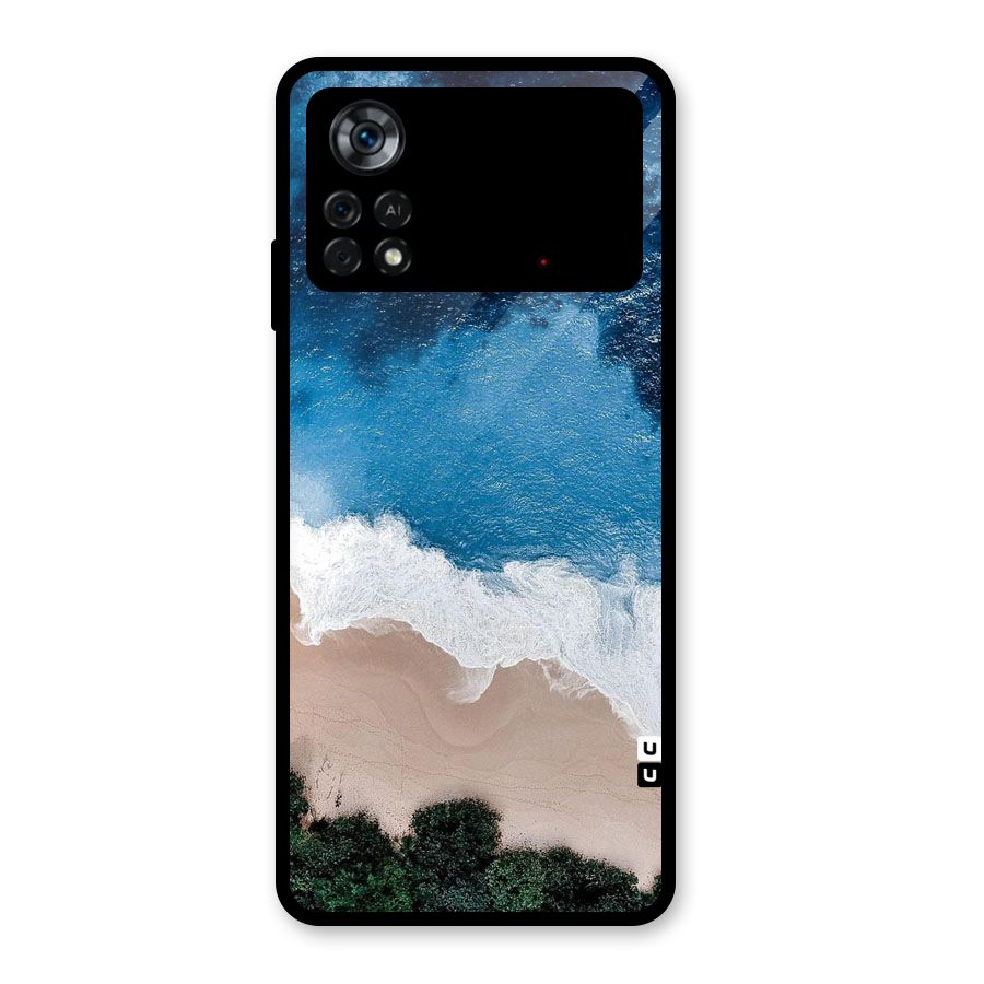 Seaside Glass Back Case for Poco X4 Pro 5G