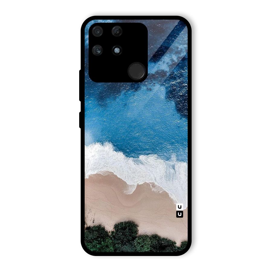 Seaside Glass Back Case for Realme Narzo 50A