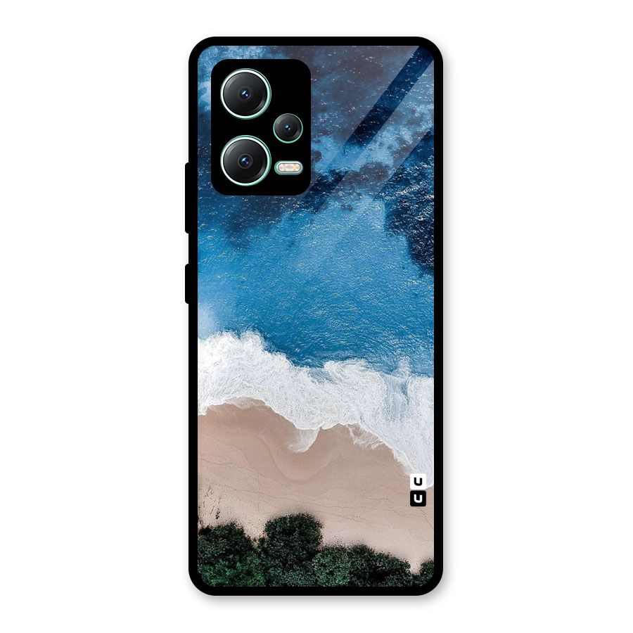 Seaside Glass Back Case for Redmi Note 12 5G