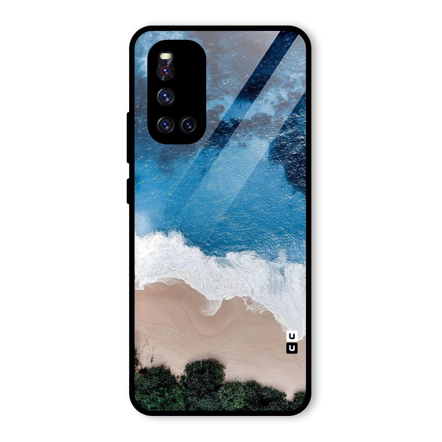 Seaside Glass Back Case for Vivo V19