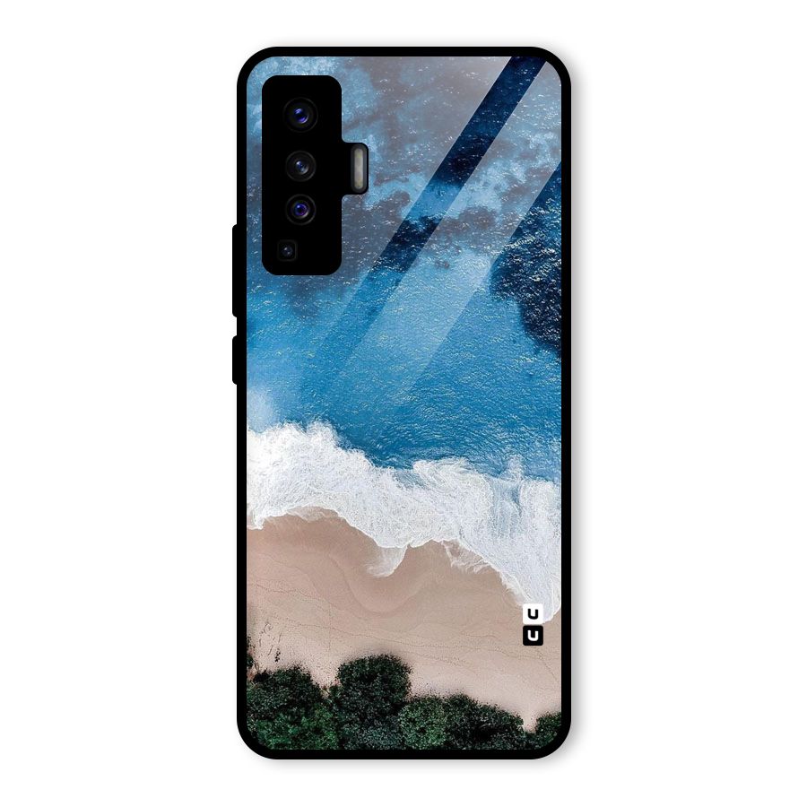 Seaside Glass Back Case for Vivo X50