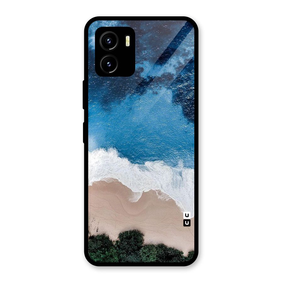 Seaside Glass Back Case for Vivo Y15s