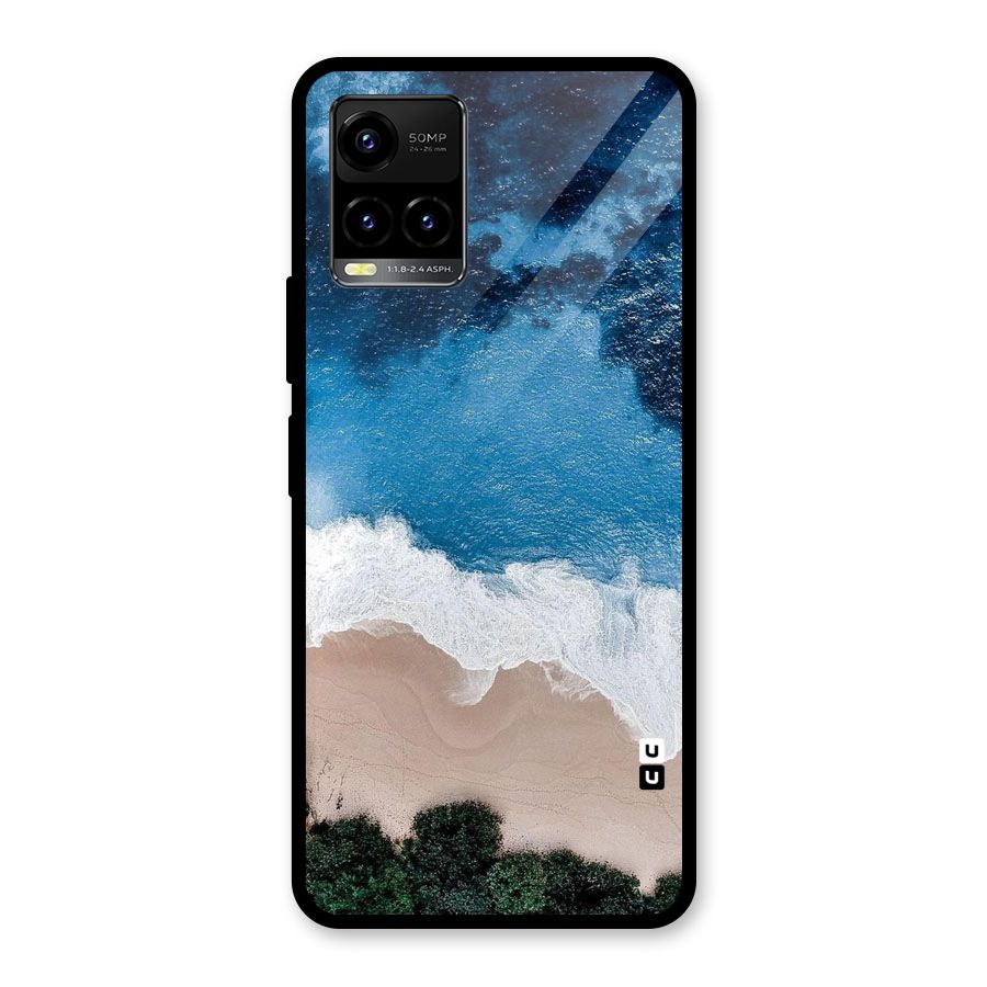 Seaside Glass Back Case for Vivo Y21T