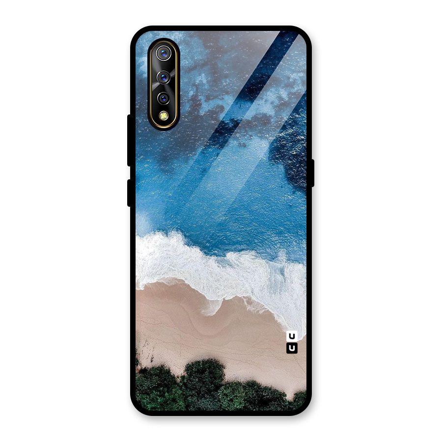 Seaside Glass Back Case for Vivo Z1x