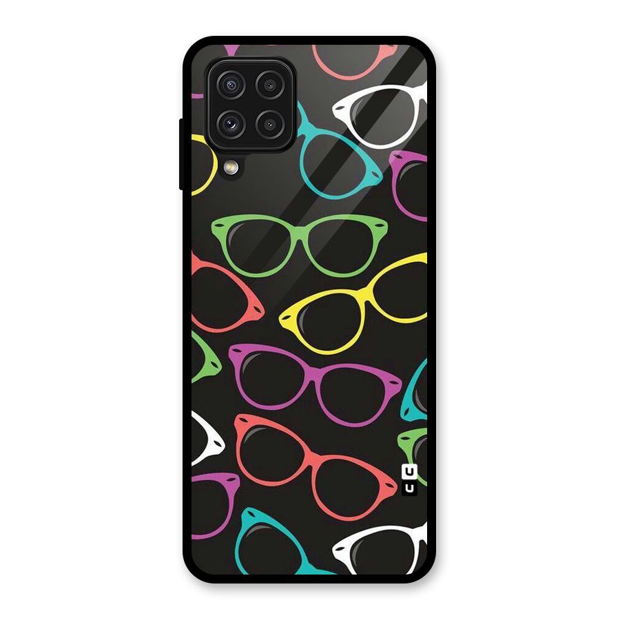 See Colours Glass Back Case for Galaxy A22 4G