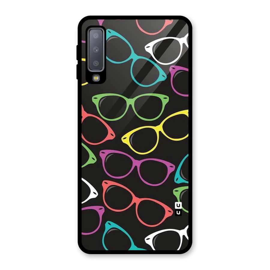 See Colours Glass Back Case for Galaxy A7 (2018)