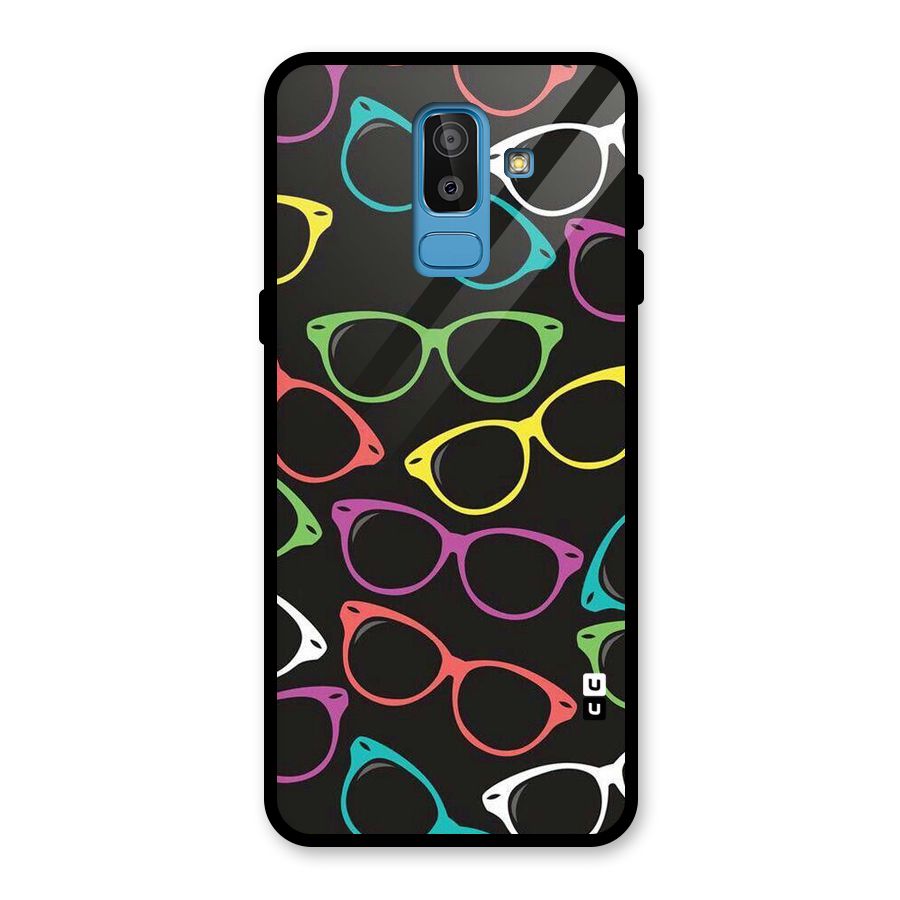 See Colours Glass Back Case for Galaxy J8