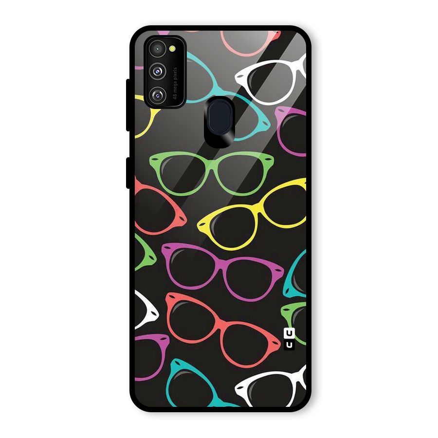 See Colours Glass Back Case for Galaxy M30s