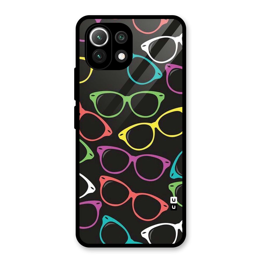 See Colours Glass Back Case for Mi 11 Lite