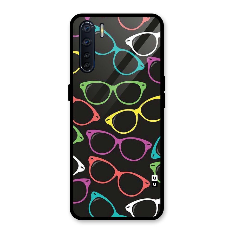 See Colours Glass Back Case for Oppo F15