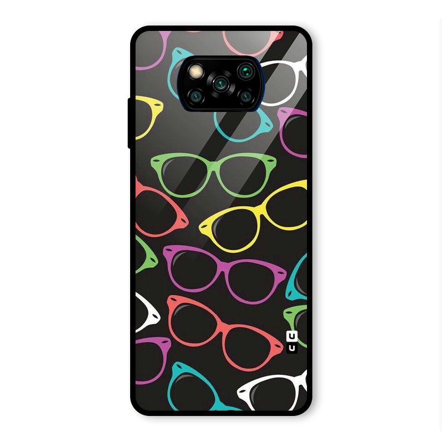 See Colours Glass Back Case for Poco X3 Pro