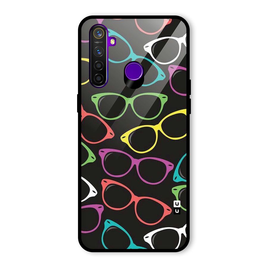 See Colours Glass Back Case for Realme 5 Pro