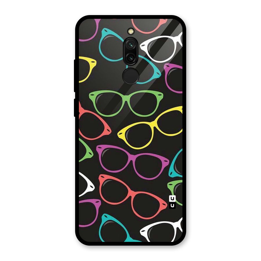 See Colours Glass Back Case for Redmi 8