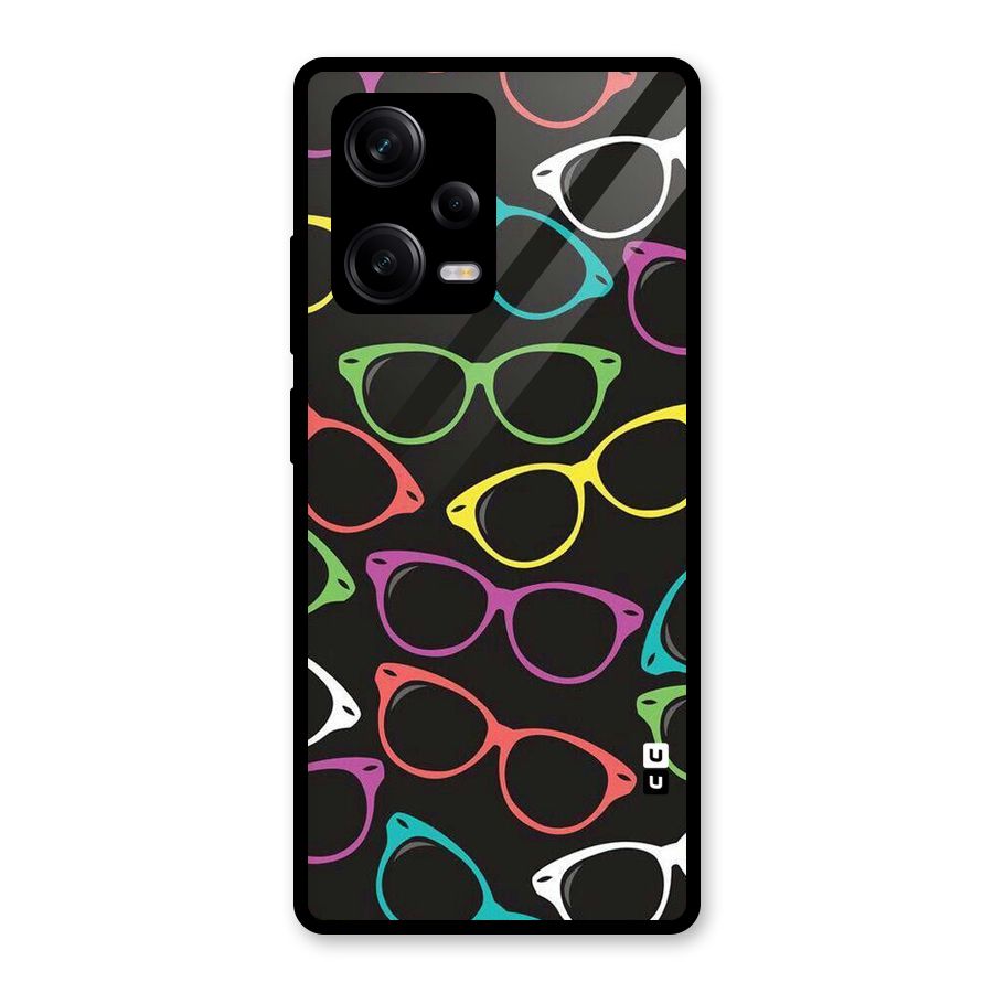 See Colours Glass Back Case for Redmi Note 12 Pro