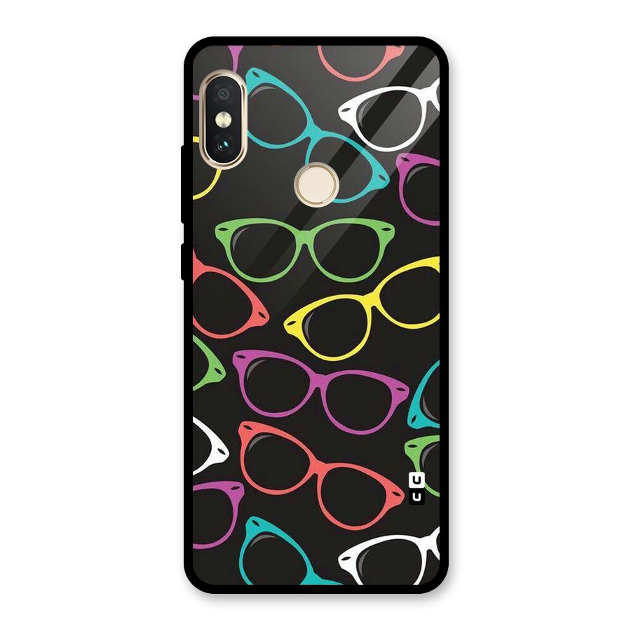 See Colours Glass Back Case for Redmi Note 5 Pro
