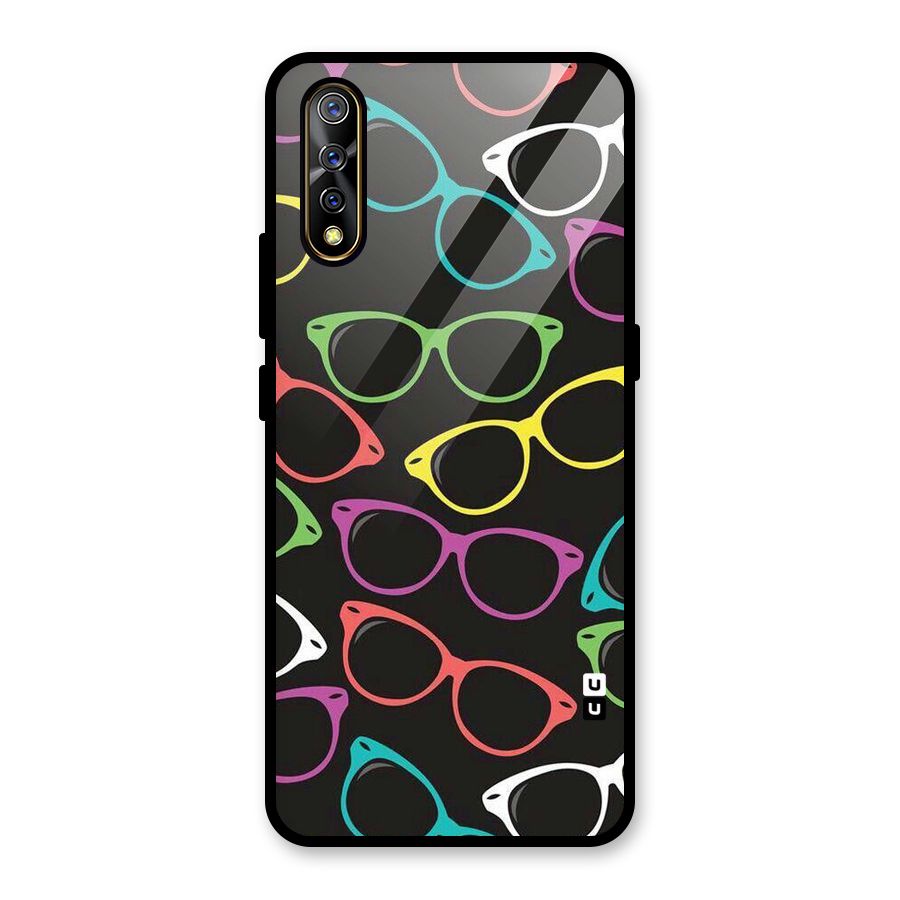 See Colours Glass Back Case for Vivo S1