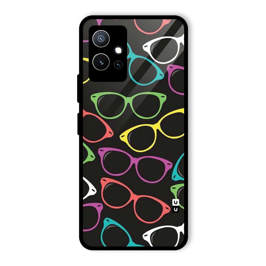 See Colours Glass Back Case for Vivo T1 5G