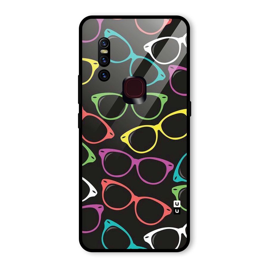 See Colours Glass Back Case for Vivo V15