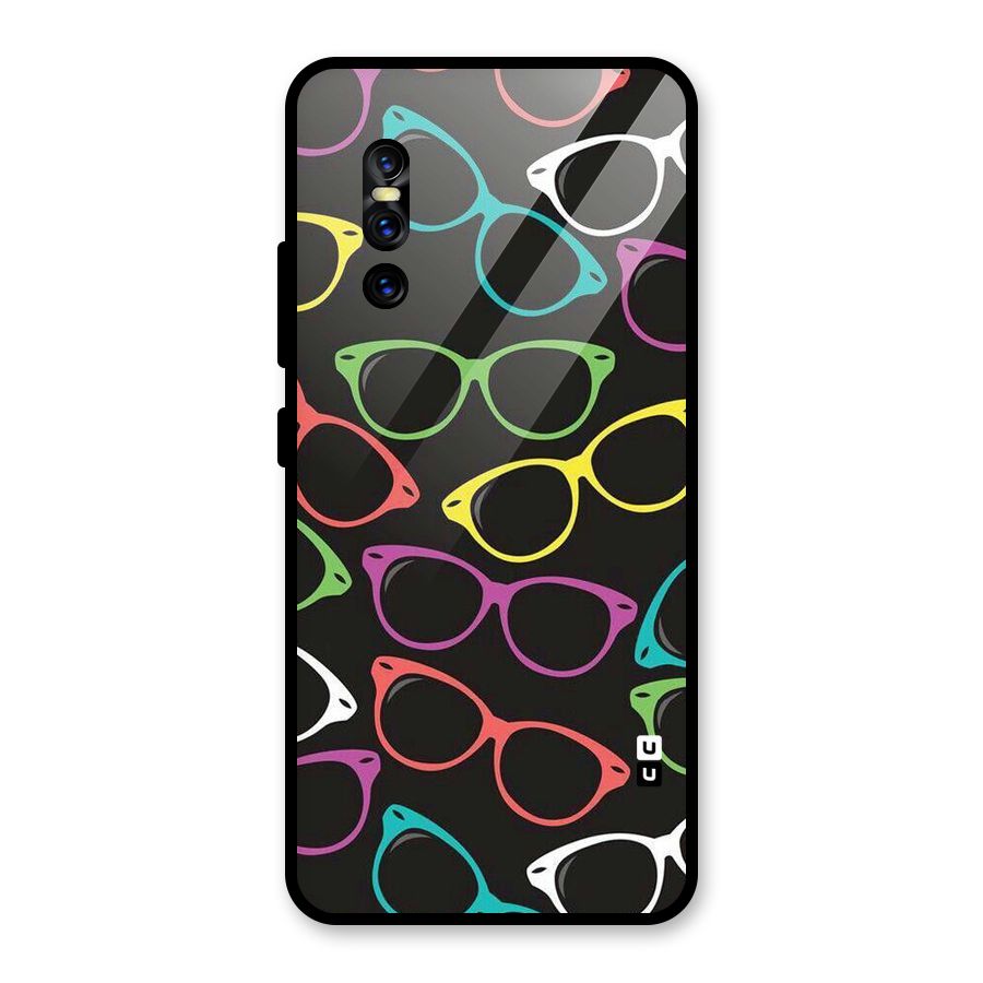 See Colours Glass Back Case for Vivo V15 Pro