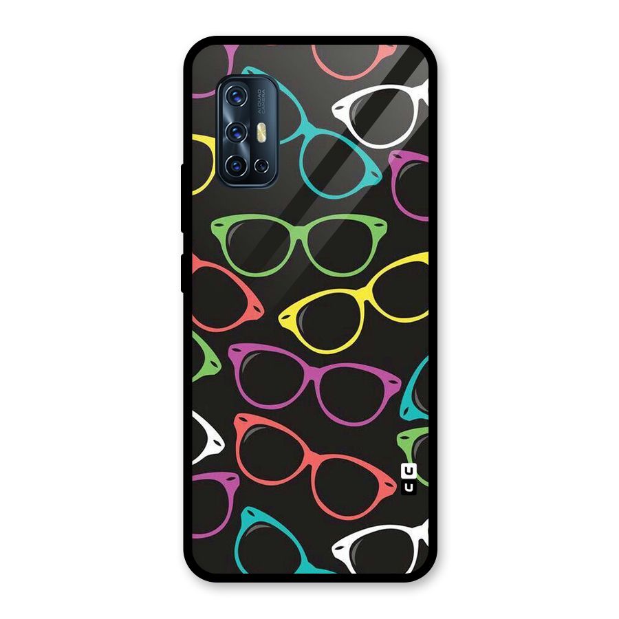 See Colours Glass Back Case for Vivo V17