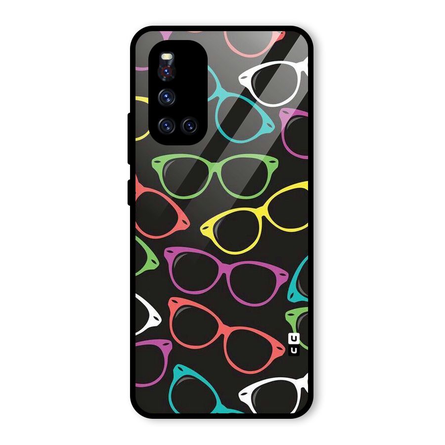 See Colours Glass Back Case for Vivo V19