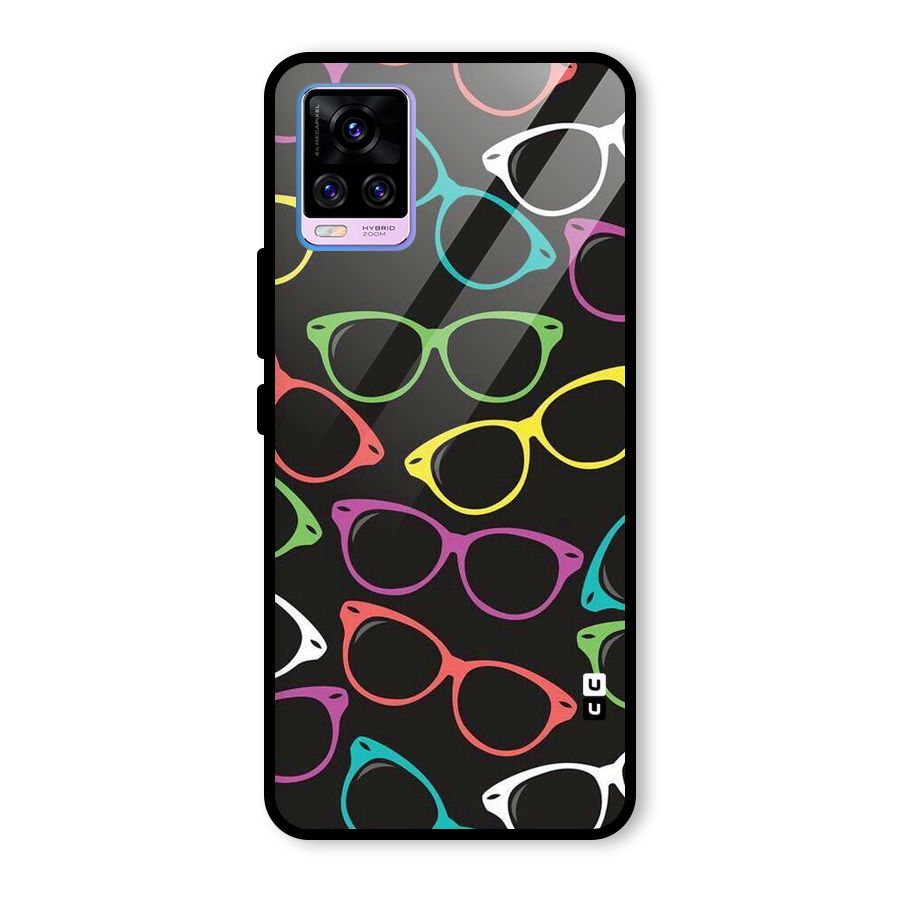 See Colours Glass Back Case for Vivo V20 Pro
