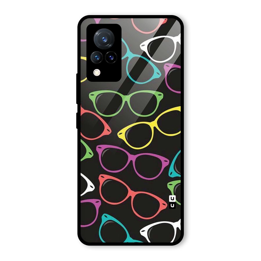 See Colours Glass Back Case for Vivo V21 5G