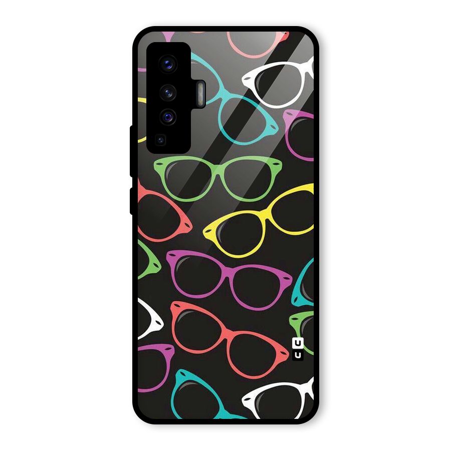 See Colours Glass Back Case for Vivo X50