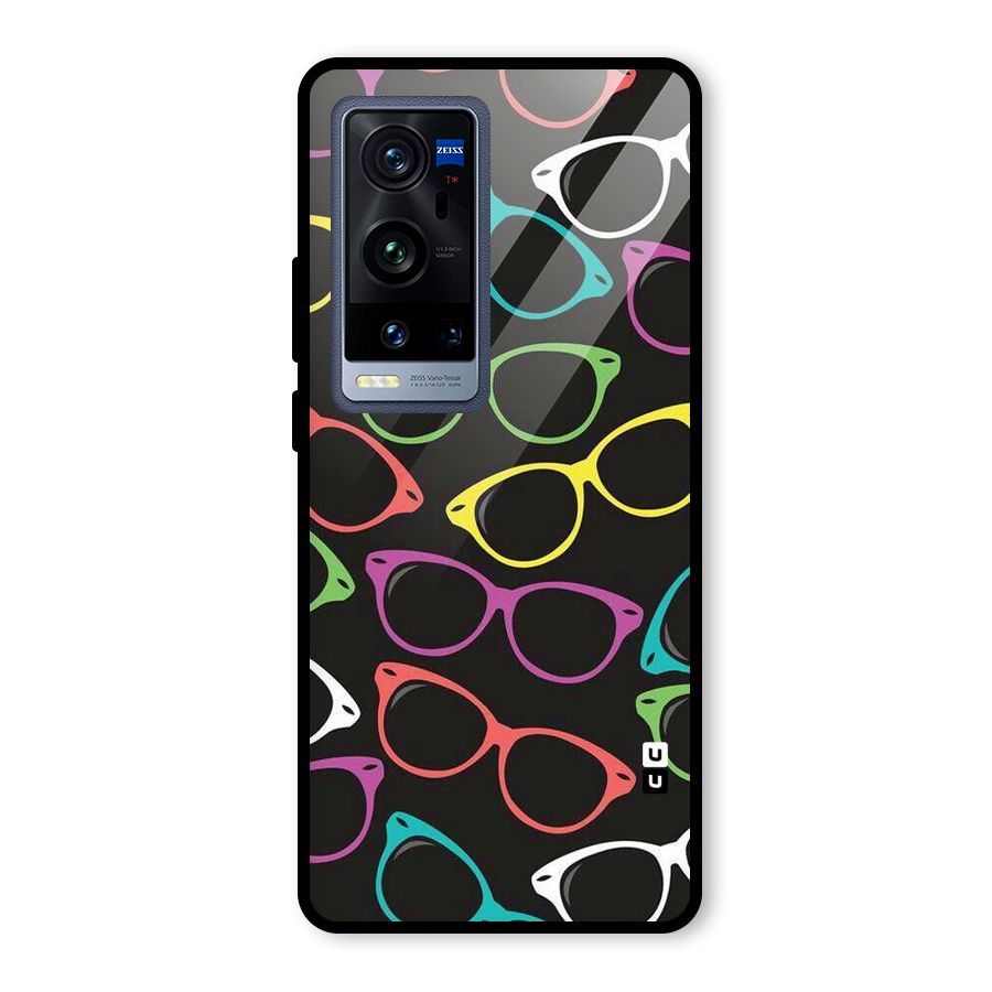 See Colours Glass Back Case for Vivo X60 Pro Plus