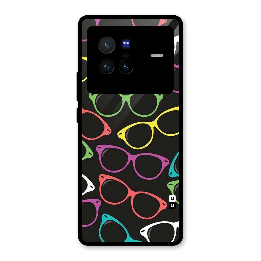 See Colours Glass Back Case for Vivo X80
