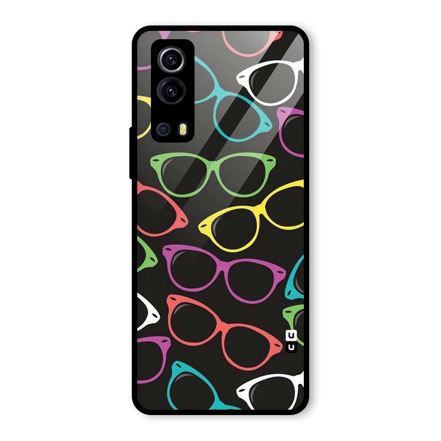 See Colours Glass Back Case for Vivo iQOO Z3