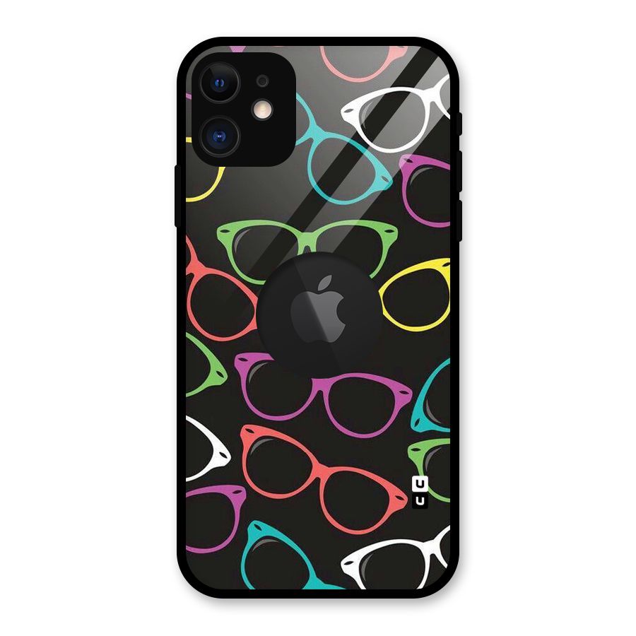 See Colours Glass Back Case for iPhone 11 Logo Cut